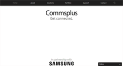 Desktop Screenshot of commsplus.co.uk